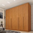 Ver imagem 1 de Guarda Roupa Casal MDF 6 Portas 8 Gavetas 270cm Sevila Cinamomo - TCIL Móveis