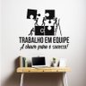Adesivo de Parede Decorativo Empresa Trabalho em Equipe - 1