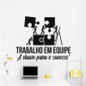 Adesivo de Parede Decorativo Empresa Trabalho em Equipe - 2
