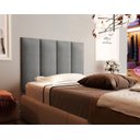 Ver imagem 2 de Cabeceira Solteiro Mdf/mdp Estofada Suede 0,90 Cinza