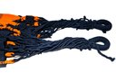 Ver imagem 2 de Rede de Descanso Balanço Laranja C/ Azul Marinho 1.40x3.60 M