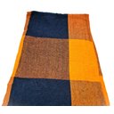 Ver imagem 1 de Rede de Descanso Balanço Laranja C/ Azul Marinho 1.40x3.60 M