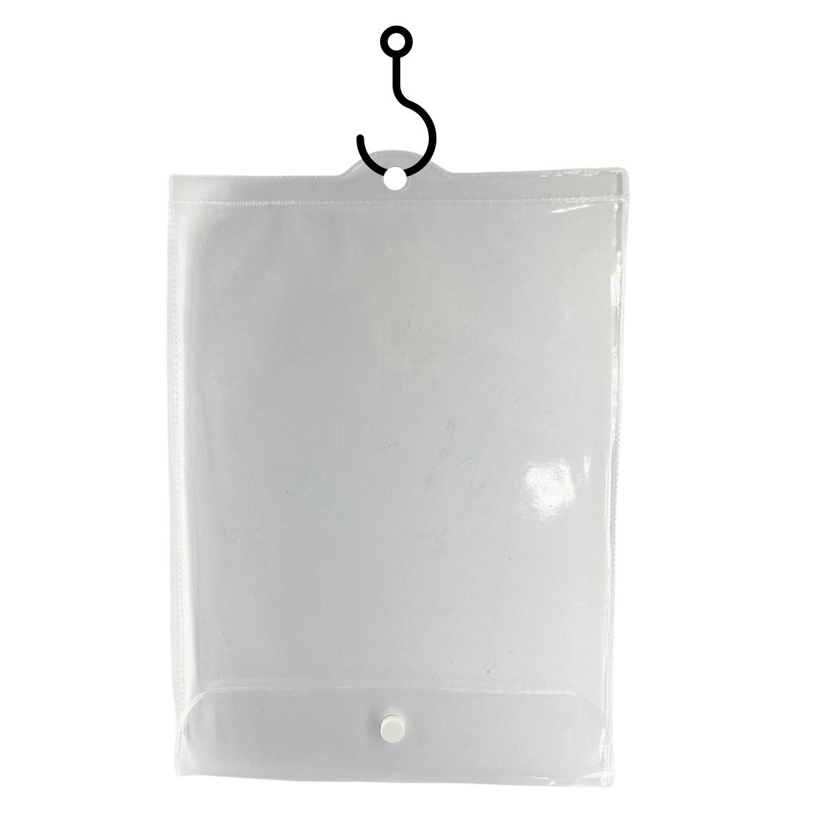 Embalagem de Pendurar Multiuso Pvc Cristal com Botão 26x20cm - 10