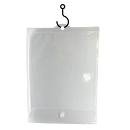 Embalagem de Pendurar Multiuso Pvc Cristal com Botão 26x20cm - 10