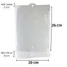 Embalagem de Pendurar Multiuso Pvc Cristal com Botão 26x20cm - 9