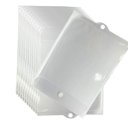 Ver imagem 5 de Embalagem de Pendurar Multiuso Pvc Cristal com Botão 26x20cm