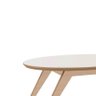Mesa de Centro Flobi Retrô 100% MDF Natural C/ Off White OOL Dalla Costa - 3