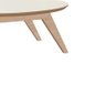 Mesa de Centro Flobi Retrô 100% MDF Natural C/ Off White OOL Dalla Costa - 2