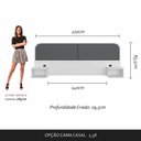 Ver imagem 4 de Cabeceira Suspensa Casal Amsterdã - Móveis Arapongas