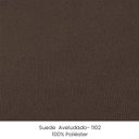 Ver imagem 5 de Puff Recamier Retro Vic 90cm Suede 1102 Ezz