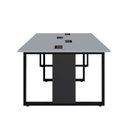 Ver imagem 7 de Plataforma de Trabalho 4 Lugares 180cm x 120cm Cinza Sagrado com Preto F5 Office