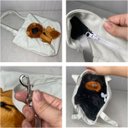 Ver imagem 4 de Bolsa Transporte Cao Gato Pet Animal Estimacao Estampa Leao Bag de Ombro Passeio Caminhada Viagem