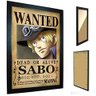 Quadro Decorativo Sabo One Piece Poster Wanted - 1