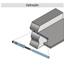 Ver imagem 3 de Suporte Invisível Parabold 35kg Pp144 para Prateleiras e Divisórias Rometal 01 Unidade
