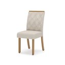 Ver imagem 6 de Conjunto Sala de Jantar Tampo MDF/Vidro 6 Cadeiras Helena Espresso Móveis