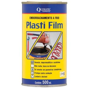 Plasti Film Emborrachamento a Frio Preto 500ml - Ck1 - Tapmatic Plasti Film 500ml na Cor Preta - Ck1