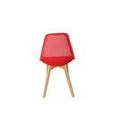 Ver imagem 2 de Cadeira Charles Eames Colmeia Solid Wood 131ppf Vermelha