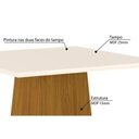Ver imagem 4 de Conjunto: Mesa Sala Jantar Dora Tampo Madeirado 90x90cm e 4 Cadeiras Vita Nature/linho - Henn