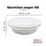 Marmitex Isopor Spumapac N9 com 100 Un - 2