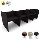 Ver imagem 4 de Espaço de Trabalho Escritório para 8 Pessoas 3,72m Pre F5 Cor:preto