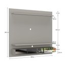 Ver imagem 3 de Painel para TV até 65 Polegadas com LED 180CMX165CM 2 Gavetas Espelhadas BP Yescasa