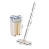 Esfregão Mop Flat Balde Duplo Lava Seca Cabo Inox Extensível - 4