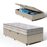 Cama Box Baú com Colchão de Molas Ensacadas Classic Maxx Solteiro 88cm - 1
