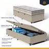 Cama Box Baú com Colchão de Molas Ensacadas Classic Maxx Solteiro 88cm - 5