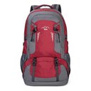 Ver imagem 1 de Mochila Reforçada de Trilha Impermeável Adventure - Ika - Vermelha