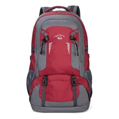 Mochila Reforçada de Trilha Impermeável Adventure - Ika - Vermelha