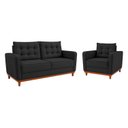 Ver imagem 2 de Kit Sofá 2 Lugares e 1 Poltrona Luxo Moderno Sala de Estar Bouclé Samuel