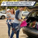 Ver imagem 6 de Carrinho de Bebê Passeio Estilo Guarda Chuva Compacto Turim até 15kg Rosa - Baby Style