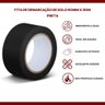 Fita Demarcação de Solo 50mm X 30m Preta Adere - 4