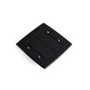 Ver imagem 2 de Caixa de Tomada Piso Embutir Espelho 4x4 2 Tomadas Preto