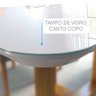Conjunto Sala de Jantar Mesa Lisy 6 Cadeiras em Veludo Móveis Mundial - 4