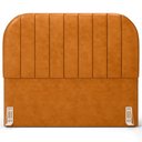 Ver imagem 5 de Cabeceira Cama Box King Estofada Orgânica 195cm Alice W01 Couríssimo Whisky - Lyam Decor