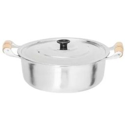 Conjunto Jogo Panelas Grande Alumínio Batido Fundido Grosso 26 - 28 - 30 OkayShop - 2