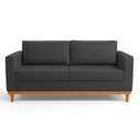 Ver imagem 3 de Sofá 03 Lugares Juliette Corino Base Madeira Castanho - D'Rossi