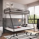 Ver imagem 1 de Beliche Casal + Solteiro em Ferro Nice:preto