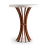 Mesa de Canto Cálice 50cm Ø X 60cm de Altura - Branco - 1