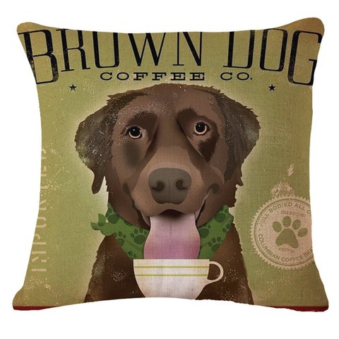 Almofada Buldog Brown Dog