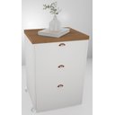 Ver imagem 5 de Mesa Multiuso Projeto Camarim Madeirado com Assento Estofado Linho/ Ébano