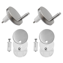 Ver imagem 1 de Parafuso para Fixação Assento Sanitário Kit Estilo Prateado Docol Lift