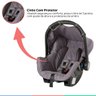Bebê Conforto Cadeirinha Auto Infantil Criança Grid Cinza Galzerano Até 13kg + Protetor Solar - 5