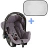 Bebê Conforto Cadeirinha Auto Infantil Criança Grid Cinza Galzerano Até 13kg + Protetor Solar - 1
