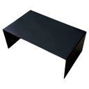 Ver imagem 5 de Mesa de Centro Estilo Industrial com Chapa de Ferro Maciça - Cor Preta