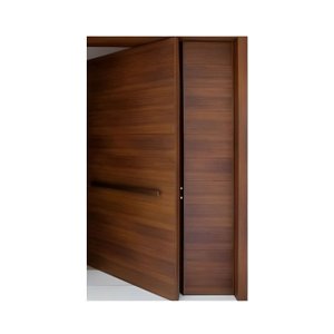 Porta de Entrada em Garapeira Pivotante com Extensão Parede 1,60 X 2,10 M L X a