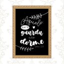 Ver imagem 2 de Quadro Moldura Dourada Salmo 121 33x24cm:com Acetato