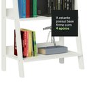 Ver mais imagens de Estante Escada para Livros com 4 Prateleiras Madesa