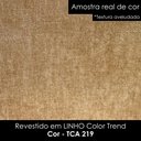 Ver imagem 5 de Poltrona Decorativa Iris Pes Madeira Linho Color Trend Tca 219 Moll